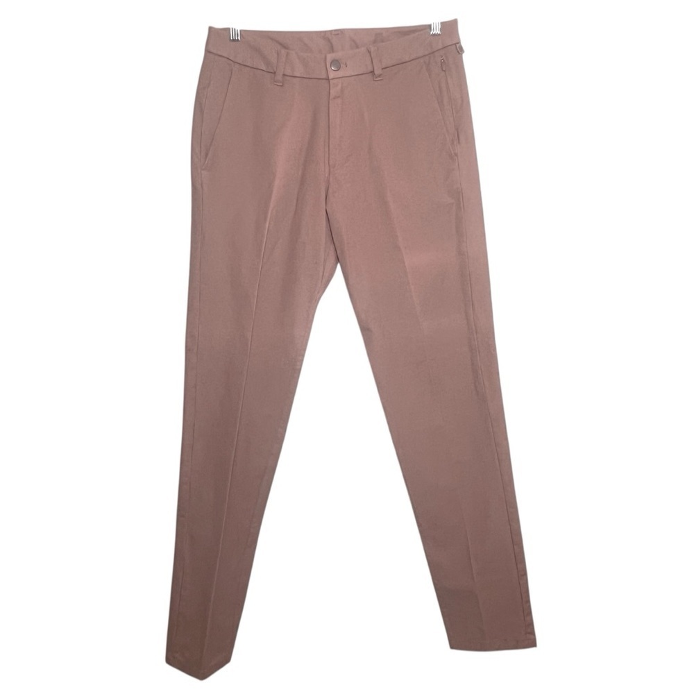 Lululemon Commission Pants Slim Fit Mens Size 31 Earth Clay M5ACNS Secure Pocket